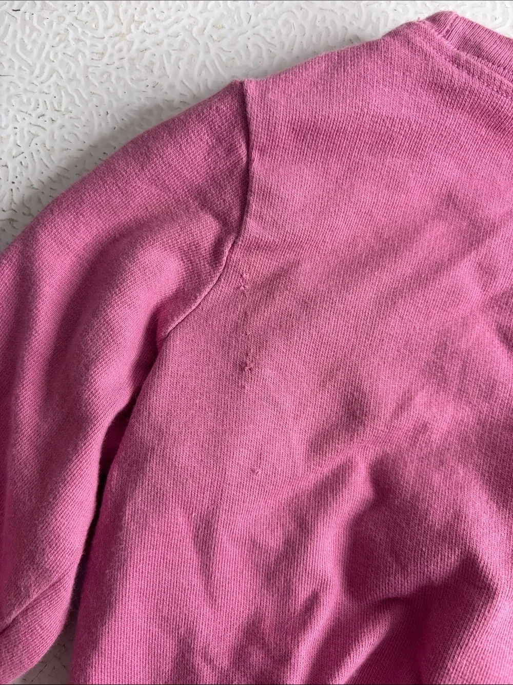 490 - Carter's Pink Sweatshirt with Plush Puppy